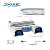 Station de charge multifonctionnelle DOBE pour PS5, support vertical de refroidissement pour accessoires Playstation 5
