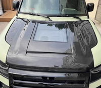 Kit carrosserie BTC de haute qualité pour Land Rover Defender 2020-2024 – Capot moteur en fibre de carbone sèche – Ventes flash