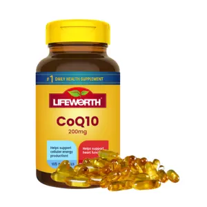 LIFEWORTH Natural Supplement Antioxidant for Heart Health ubiquinol coq10 coenzyme liposomal powder softgel gummies liquid CoQ10