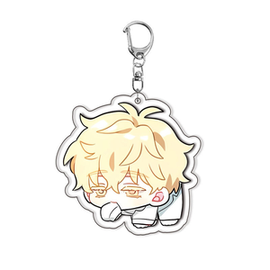 6 Desgs Anime Game Alien Dance Sua Mizi Till Porte-clés pendentif double face en acrylique pour décoration de sac à dos - Product Image 3