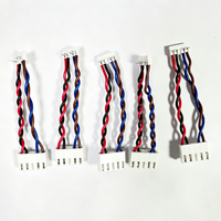 Arnés de Cables Pre-crimpados de Par Trenzado con Conector de Carcasa de Plástico Blanco para Transmisión de Señales, Tableros de Control Electrónico