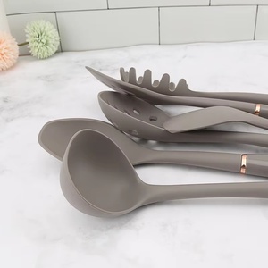 High Quality <b>Silicone</b> Cooking Utensils Cookware Kitchen Utensils Set Cooking <b>Tool</b> Sets with Holder - Product Image 4