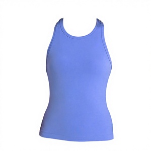 Camiseta Deportiva sin Mangas para Mujer, Corte Ajustado, Transpirable, Elástica en Cuatro Direcciones, Ecológica, para Yoga, Ejercicio, Secado Rápido - Product Image 3