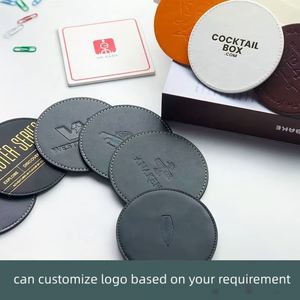 Sous-verres carrés personnalisés en tissu, écologiques, pour café et boissons, imprimés en sérigraphie, portables, avec logo personnalisé - Product Image 6