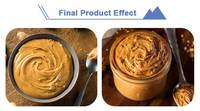 300kg ~ 500 kg/h ligne de production automatique de pâte de sésame de noix à petite échelle Tahini beurre d'arachide rectifieuse de beurre d'arachide faisant la machine