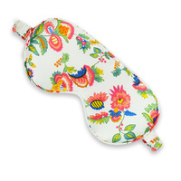 Masque de sommeil en satin double face personnalisé, confortable, respirant, imprimé floral, pour la mode et le sommeil