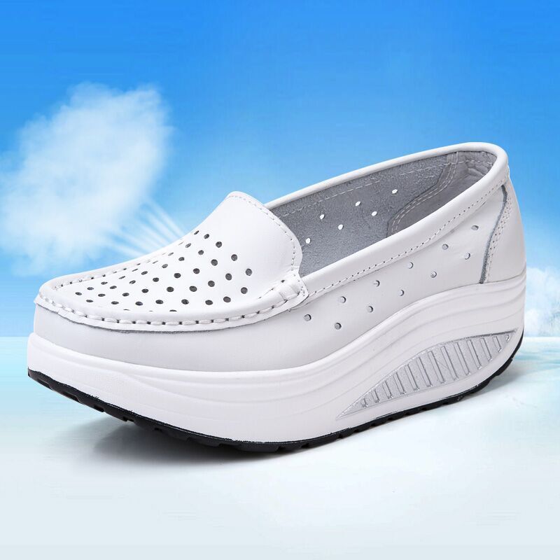 Sapato Azul Marinho com Fivela Branca - Sônia Modas Branca