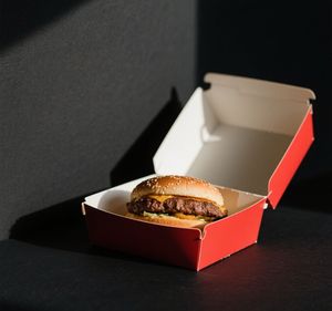 Descartável Kraft <span class=keywords><strong>Burger</strong></span> caixas Clamshell | Microondas seguro | Eco embalagem venda quente - Product Image 1