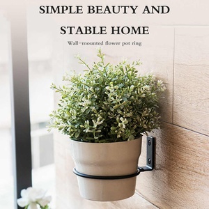 Support mural 3cs pour pots de fleurs, plateaux pliables en métal, support pour pots de fleurs, support pour plantes - Product Image 3