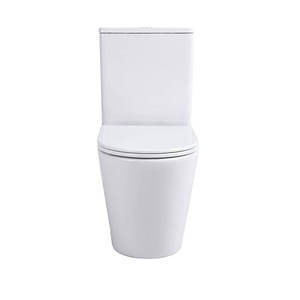 Nouveau modèle de sanitaires en céramique, WC deux pièces sans bride, cuvettes de WC, toilettes - Product Image 4