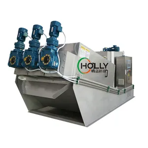 Professional design Sludge Dewatering water oil screw press from China