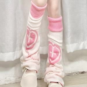 ओएम हॉट बिक्री फैशन थोक कस्टम फीता महिलाओं के लिए दिल के पैर वार्मर - Product Image 4