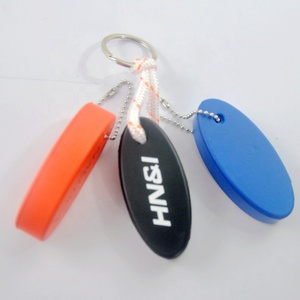 PU bọt nổi phao Keychain cho boaters hình bầu dục hình nổi tùy chỉnh sáng tạo Keychain - Product Image 3