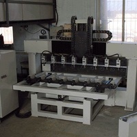 Machine de gravure sur bois à 4 axes et 8 têtes, structure robuste, fabrication de crosse de fusil 3D, routeur CNC à 4 axes