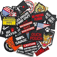 Patchs brodés en chenille personnalisés avec logo, à thermocoller sur vêtements, chapeaux, souvenirs
