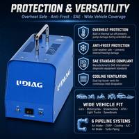 Détecteur de fuite de fumée automobile portable UDIAG ALT200, testeur de fuite EVAP, pompe intégrée, détection rapide en 5 secondes, double mode, 12V pour voiture et camion