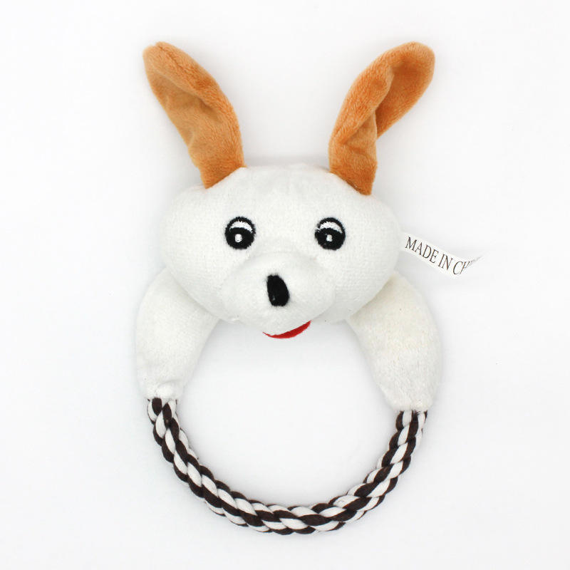 Cabeza de perro blanco