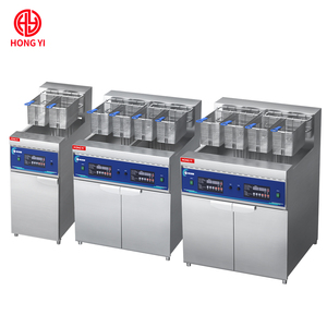 Friteuse électrique commerciale avec 2 réservoirs et 4 paniers pour une utilisation au <span class=keywords><strong>restaurant</strong></span>-pour frites poisson beignets KFC poulet Plus - Product Image 1