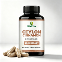 Capsules de cannelle de Ceylan GMP Factory OEM/ODM – Soutien énergétique, cardiaque et métabolique, équilibre digestif pour adultes – Complément alimentaire à base de plantes