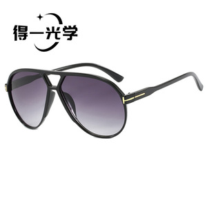 Aviator <b>Sunglasses</b> Black Frame Orange Lens UV400 Protection Unisex Outdoor Use - Product Image 3