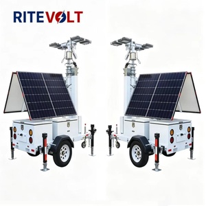 Torre de Iluminación Móvil Solar Monocristalina MPPT 2*455W, LED DC24V, IP67, Impermeable y Resistente a la Oxidación - Product Image 3