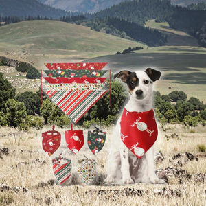 مخصص البوليستر القطن الكلب باندا سانتا كلوز طباعة عيد الميلاد للصيف أوم عيد الميلاد باندا الكلب - Product Image 2