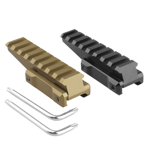 Base de Aleación de Aluminio Mecanizada por CNC de Primera Calidad, de 52.5 a 89 mm, Bicolor, Interfaz de 21 mm, Plataforma Táctica para Caza al Aire Libre - Product Image 1