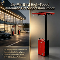 Station de recharge rapide pour véhicules électriques Jiu-Min Bird, système d'extinction d'incendie automatique, système anti-explosion, robot d'extinction d'incendie Novec