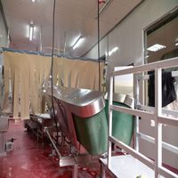 Équipement d'abattage halal Moutons Chèvres Convoyeur de type V pour l'abattoir de moutons Chèvres