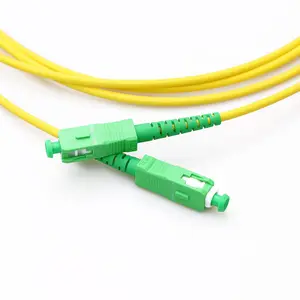 3.0 milímetros UPC-SC SC APC Simplex monomodo 9/125 Fibra Óptica Patch cord Jumper de Fibra SC patch cord de fibra