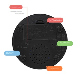 Thân thiện với môi nhựa PET squeak đồ chơi nút giao tiếp chó đào tạo đồ chơi với Máy ghi âm và hộp thoại nói chuyện ghi âm - Product Image 4
