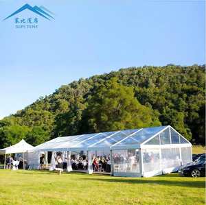 Lều tiệc cưới ngoài trời cao cấp chống thấm nước, mái trong suốt bằng nhôm PVC - Product Image 1