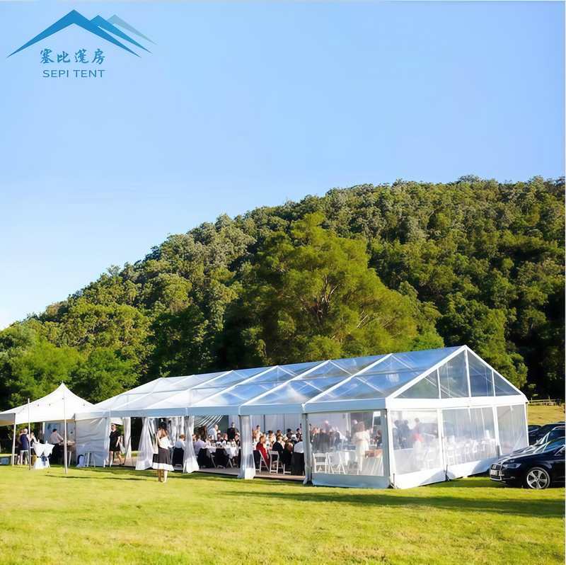 Outdoor Luxury Waterproof PVC Clear Top