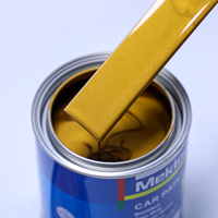 Peinture en aérosol automobile en gros MK-M418, base liquide acrylique 1K, couleurs Or, Argent, Jaune, Or Jaune, 1LX12