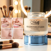Menow F11001 OEM \ ODM marque privée maquillage étanche contrôle de l'huile couverture complète fond de teint correcteur cosmétiques liquides personnalisés