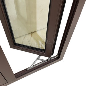 Fenêtres à double vitrage en aluminium à cadre en bois grainé de marque chinoise de premier plan - Product Image 4