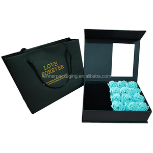 Apparence délicate boîte à fleurs à bas <span class=keywords><strong>prix</strong></span> boîte à fleurs pliante <span class=keywords><strong>sac</strong></span> en papier léger pour fleurs fraîches - Product Image 3