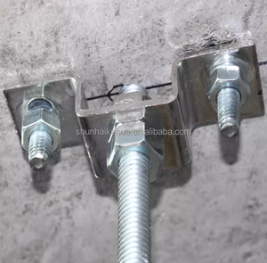 Support de selle mural en forme de U pour suspension articulée en acier galvanisé pour plafonnier - Product Image 6