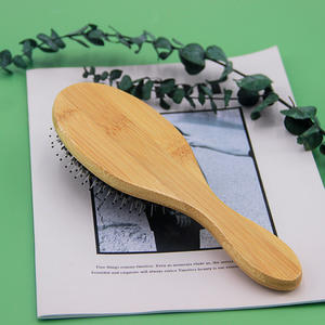 High Quality Bamboo Paddle <b>Hair</b> <b>Brush</b> OEM Eco-friendly Nylon Boar Bristle Air Cushion <b>Massage</b> Comb Wooden For <b>Hair</b> Care - Product Image 2