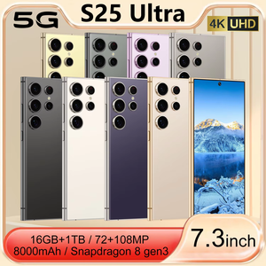S25 ULTRA with 6.7 Inch Screen 16GB+512GB Large <b>Memory</b> Smartphone with Face Unlock - Product Image 6