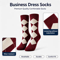Chaussettes d'affaires formelles pour hommes, respirantes, anti-humidité, sans coutures, avec soutien de la voûte plantaire, sans ressortir du pied, talon et bout renforcés