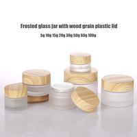 5g 10g 20g 30g 50g 100g vide crème pour les yeux emballage cosmétique en plastique couvercle en aluminium pot en verre