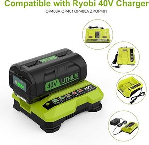 Cho Ryobi <span class=keywords><strong>40V</strong></span> 36V Lithium <span class=keywords><strong>Battery</strong></span> Charger OP401 op4030 op4040 op4050 thay thế không dây công cụ điện nhanh chóng sạc Adapter - Product Image 2