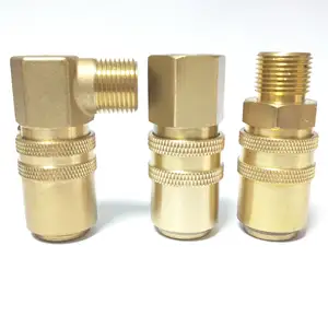 high flow 1/2 pressure pneumatic air water quick release hydraulic coupler hose fitting