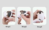 Lime à pied électrique pour pédicure Tête de rouleau interchangeable Meuleuse à pied électrique Dissolvant de callosités avec affichage LED