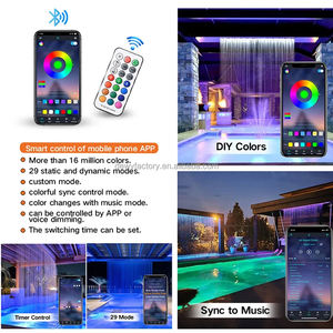 <span class=keywords><strong>Fontaine</strong></span> de rideau d'eau numérique d'approvisionnement d'usine et <span class=keywords><strong>fontaine</strong></span> Smart-Control extérieur <span class=keywords><strong>pour</strong></span> jardin de villa - Product Image 3