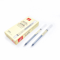 Pulpen Gel Kapasitas Besar HO-V8 15g Cair Langsung, Logo Custom, Ujung Jarum 0.5mm, Biru/Merah/Hitam, Plastik, Promosi Gratis