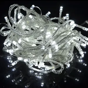 10M 100 LED String Lights แต่งงานนางฟ้าไฟคริสต์มาสตกแต่งต้นคริสต์มาสกลางแจ้งกระพริบตา