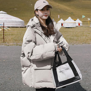 เสื้อโค้ทขนเป็ดสำหรับผู้หญิงขนาดใหญ่พิเศษสำหรับฤดูหนาว2022ใหม่ - Product Image 4