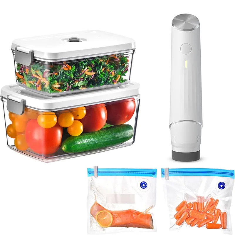 Лучший продавец, маленькая кухонная техника, домашний ручной мини USB Перезаряжаемый вакуумный упаковщик пищи и овощей